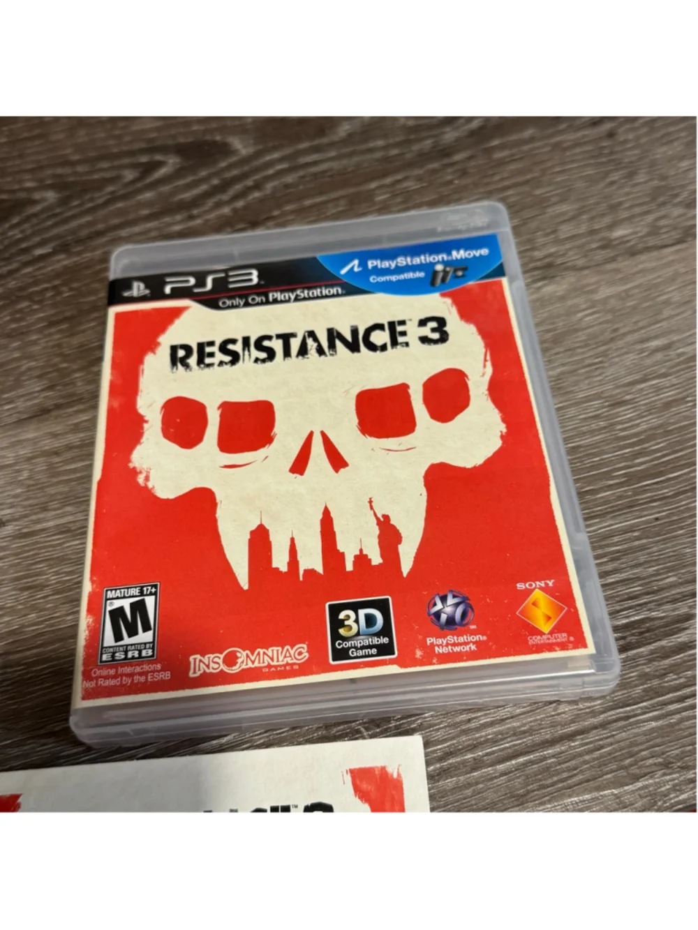 Insomniac Games Resistance 3 Video Game for PS3 Complete Cib